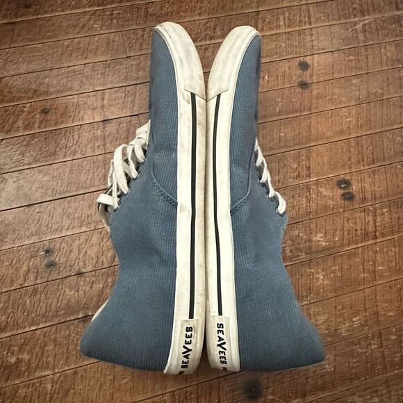 Seavee’s blue corduroy men’s size 11 lace up fashion sneakers - Picture 6 of 6